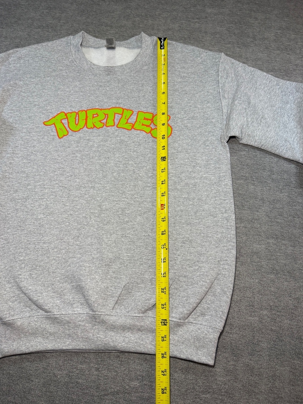 Teenage Mutant Ninja Turtles Crewneck Sweatshirt Gray Small Halloween Graphic - Picture 3 of 10